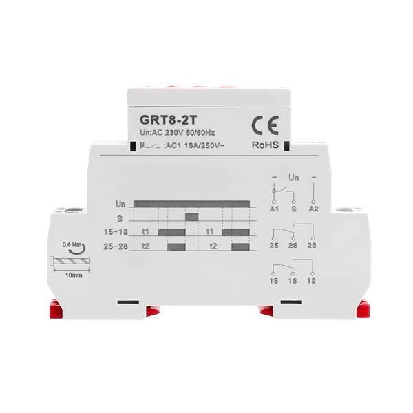 GRT8-2T-230雙延時時間繼電器 GRT8-2T-230雙延時時間繼電器