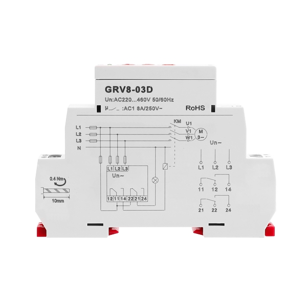 GRV8-03D/04D/05D/06D/07D/08D三項電壓監(jiān)控繼電器 GRV8-03D/04D/05D/06D/07D/08D三項電壓監(jiān)控繼電器