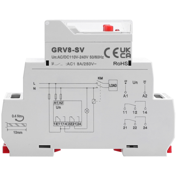 GRV8-SV型LCD顯示電壓繼電器 GRV8-SV型LCD顯示電壓繼電器